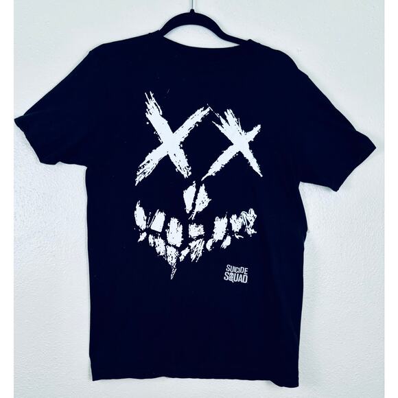 Suicide Squad Crossed Out Graphic T-Shirt Mens Medium Black Goth Goblin - Picture 1 of 3
